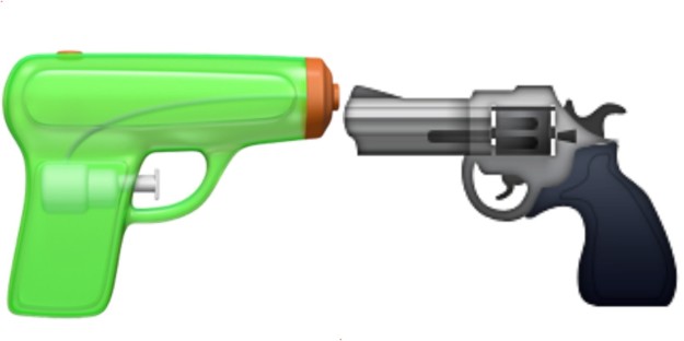 Water Gun Emoji to Replace Pistol