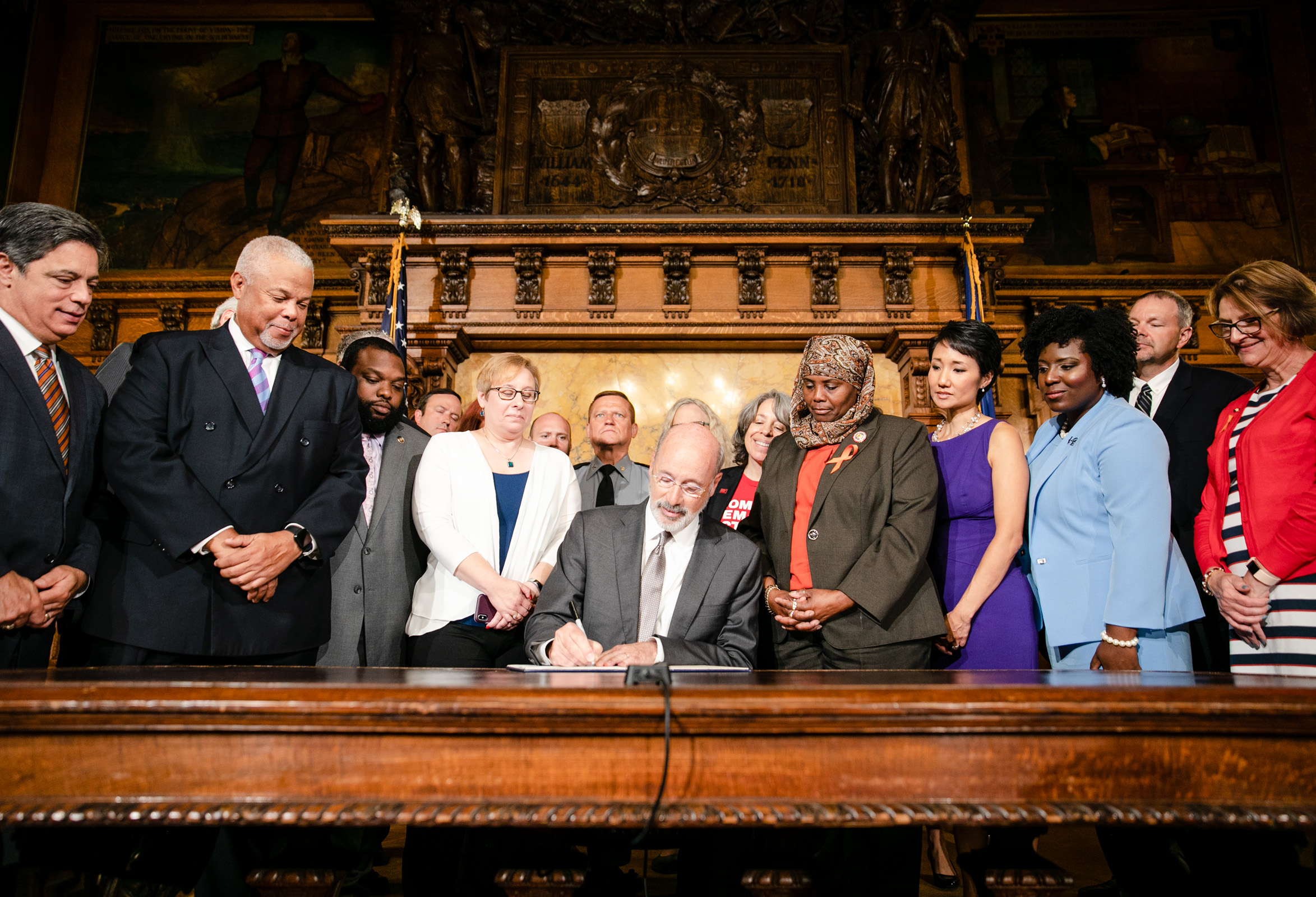 Governor Wolf Signs Gun Violence Executive Order